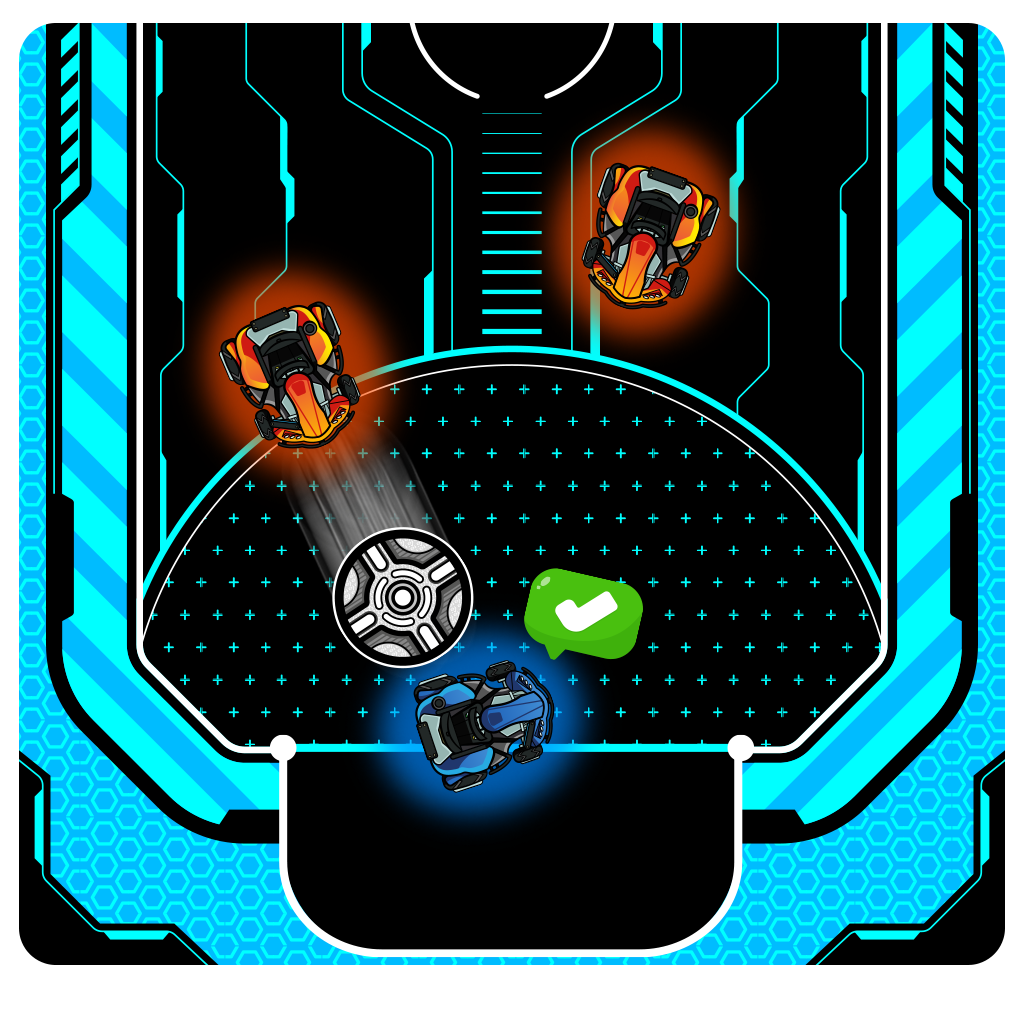 icône conseil BattleFoot image du terrain pour désigner un gardien de but